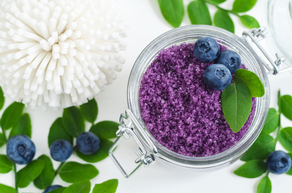 Delightful Blueberry Sugar Scrub
