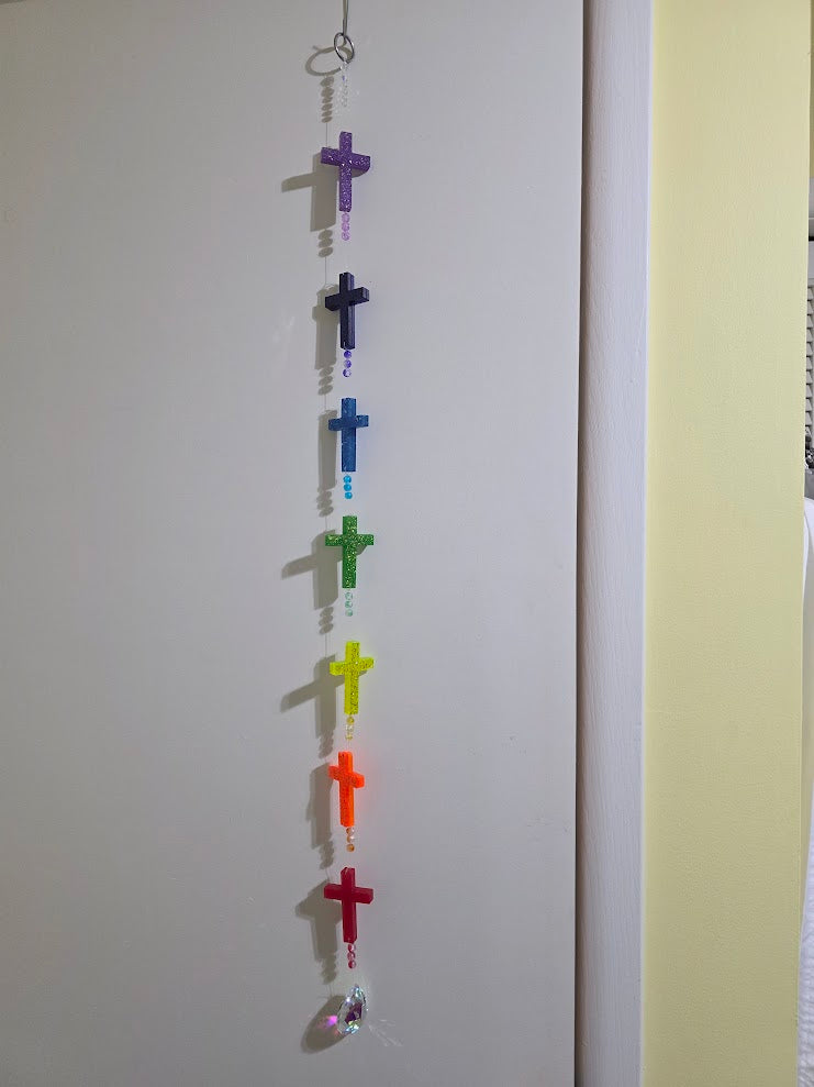 ChakraCrossWallHanging CrossA