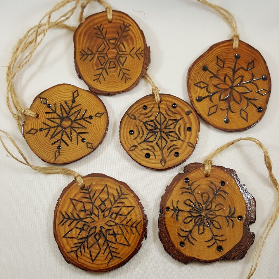 HandCrafted Snowflake Ornaments